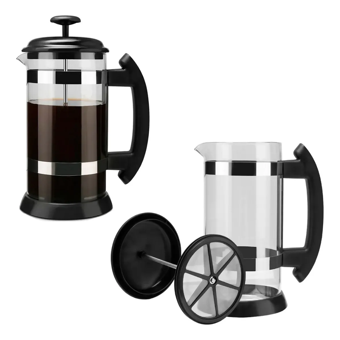Prensa Francesa Para Café 1L, Vidrio Templado