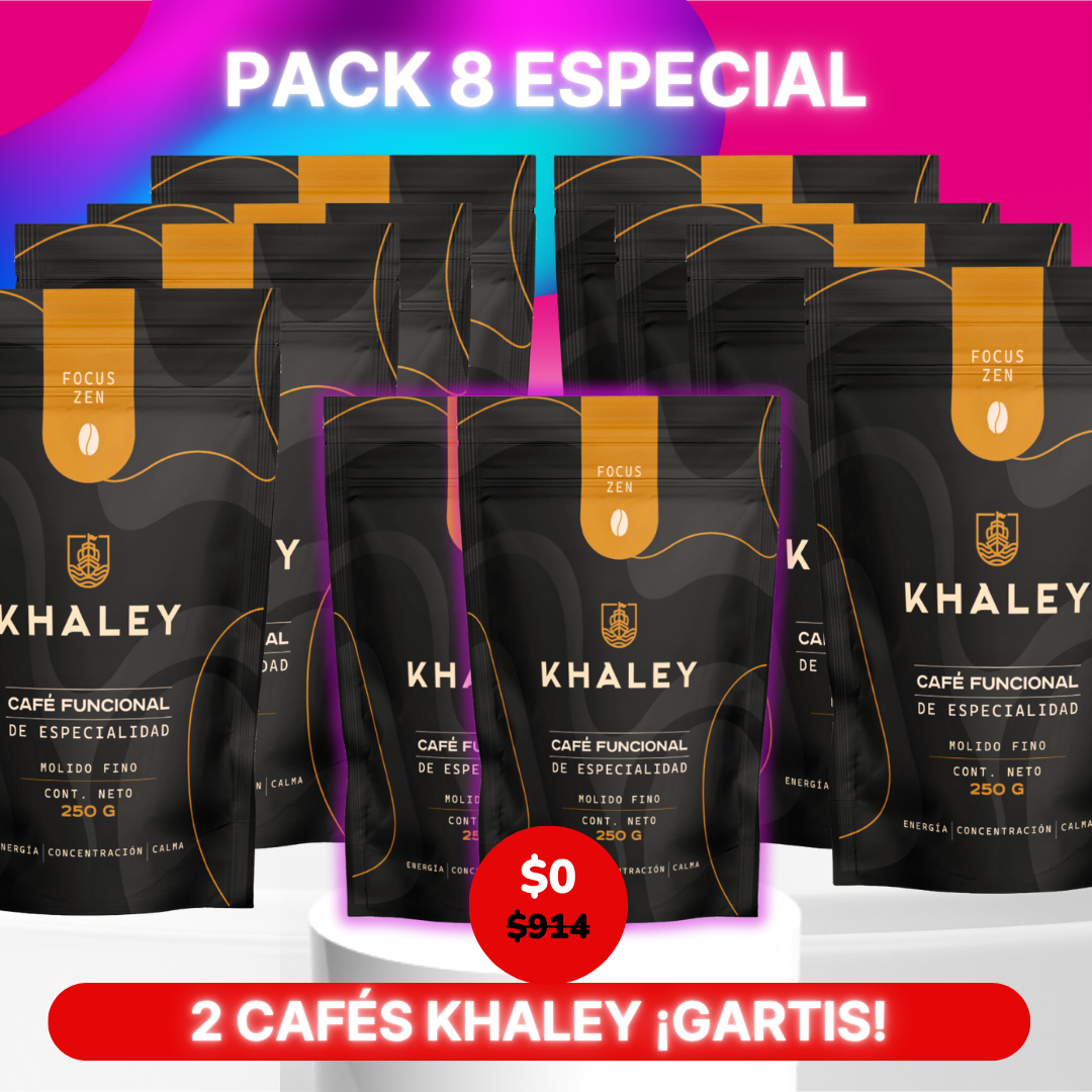 8 CAFÉS KHALEY + 2 CAFÉS DE REGALO ☕️🎁 🥳