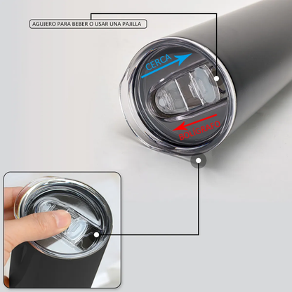 Vaso Térmico Slim de Acero Inoxidable